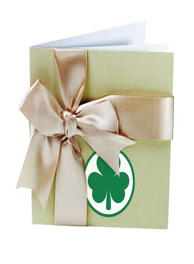 ceiba tree St. Patrick's Day Shamrock Stickers 3 Green Colors for St. Patrick's Day Decoration Lucky Shamrock Roll Sticker Party Supply 500Pcs - Image 5